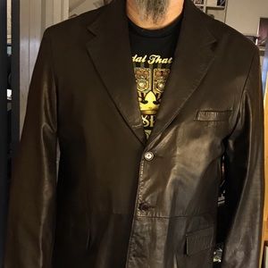 Big Men’s Leather Jacket